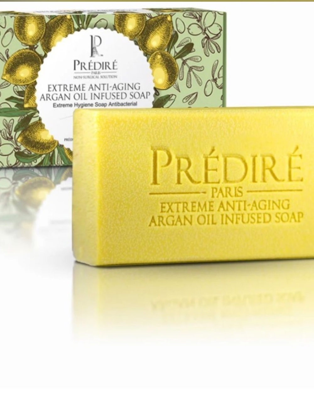 PRÉDIRÉ Extreme Anti-Aging Argan Oil Infused Soap - Yellow